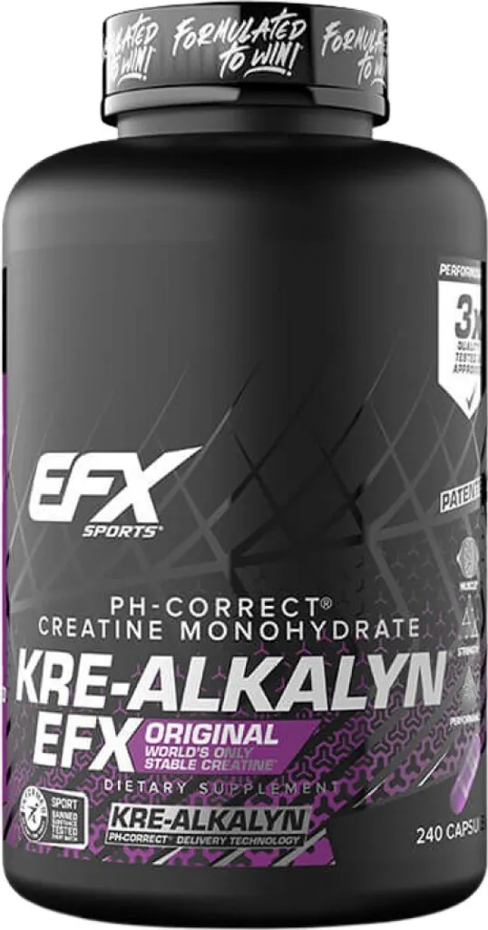 Finis les Ballonnements : Kre-Alkalyn EFX Créatine Digeste en Gélules