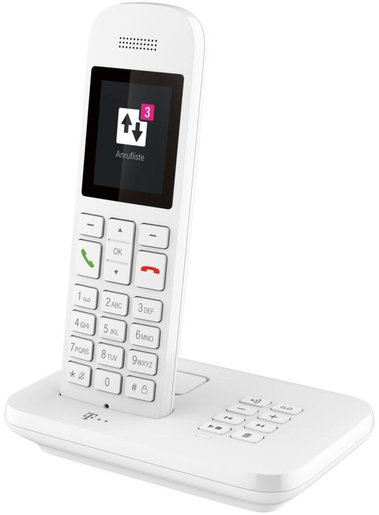 Telekom Sinus A12, Telefon analogowy/DECT, Zestaw Zdjęcie produktu 