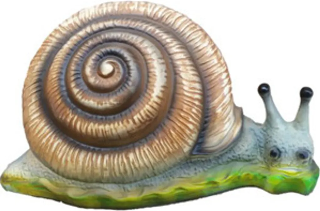Statue Escargot de Jardin en Plastique - Décoration Figurines Extérieur