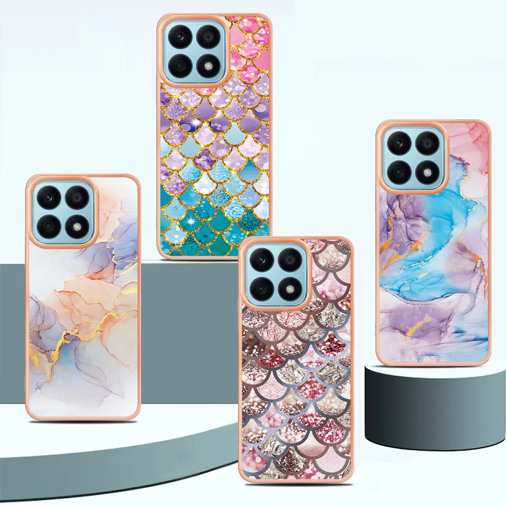 Honor X8a Cover Silicone Colorata - Custodia Bambino-Proof Antiurto