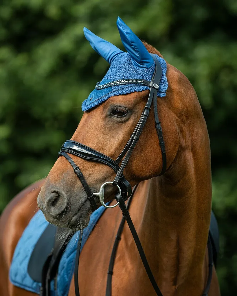 Frontal QHP cuir turquoise Almond argenté FS/23 - Finition Full