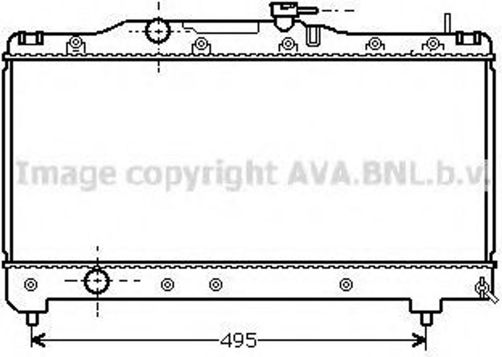 PRASCO TO2141 Kühler Wasserkühler Motorkühler für TOYOTA CARINA E Stufenheck (T19) CARINA E (T19) CARINA E Sportswagon (T19) Corona IX Limousine