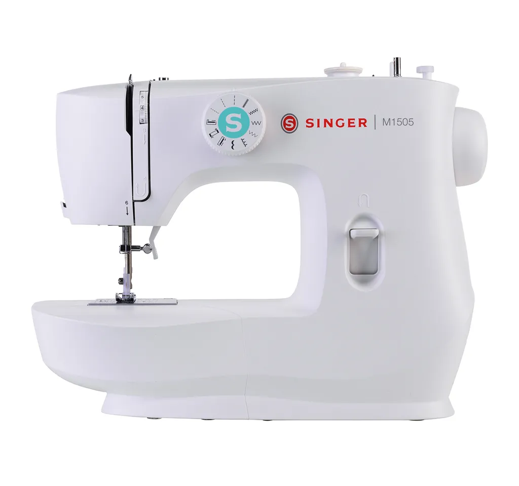 Singer M1505 Machine à coudre légère à bras libre et enfilage rapide