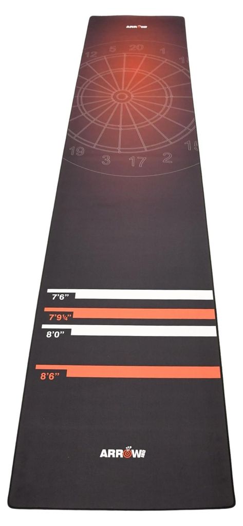 Arrow180 Dartmatte Gummi Jersey 300x62 cm - Bodenschutz Darts