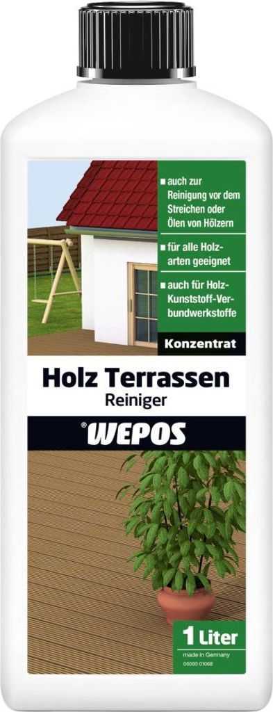 Holzterrassenreiniger Wepos 1 L Produktbild 
