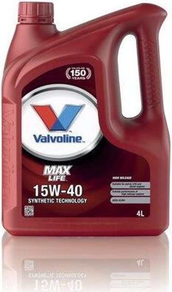 VALVOLINE 4 Liter Motoröl MAXLIFE 15W40 SW ACEA A3/B4