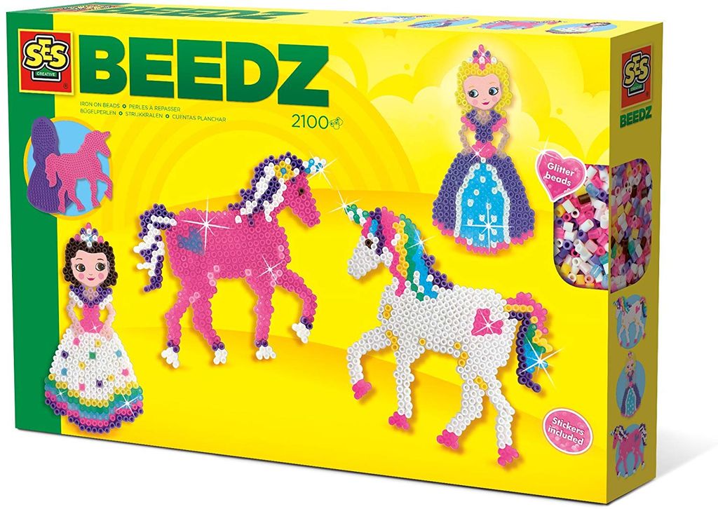 Ses Creative Beedz Bügelperlen Einhörner und Prinzessinnen Produktbild 