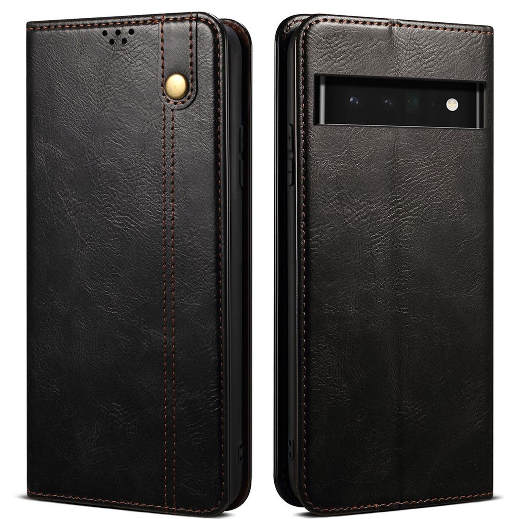 Pouzdro pro Google Pixel 6 Pro, kožené flip pouzdro Obrázek produktu 