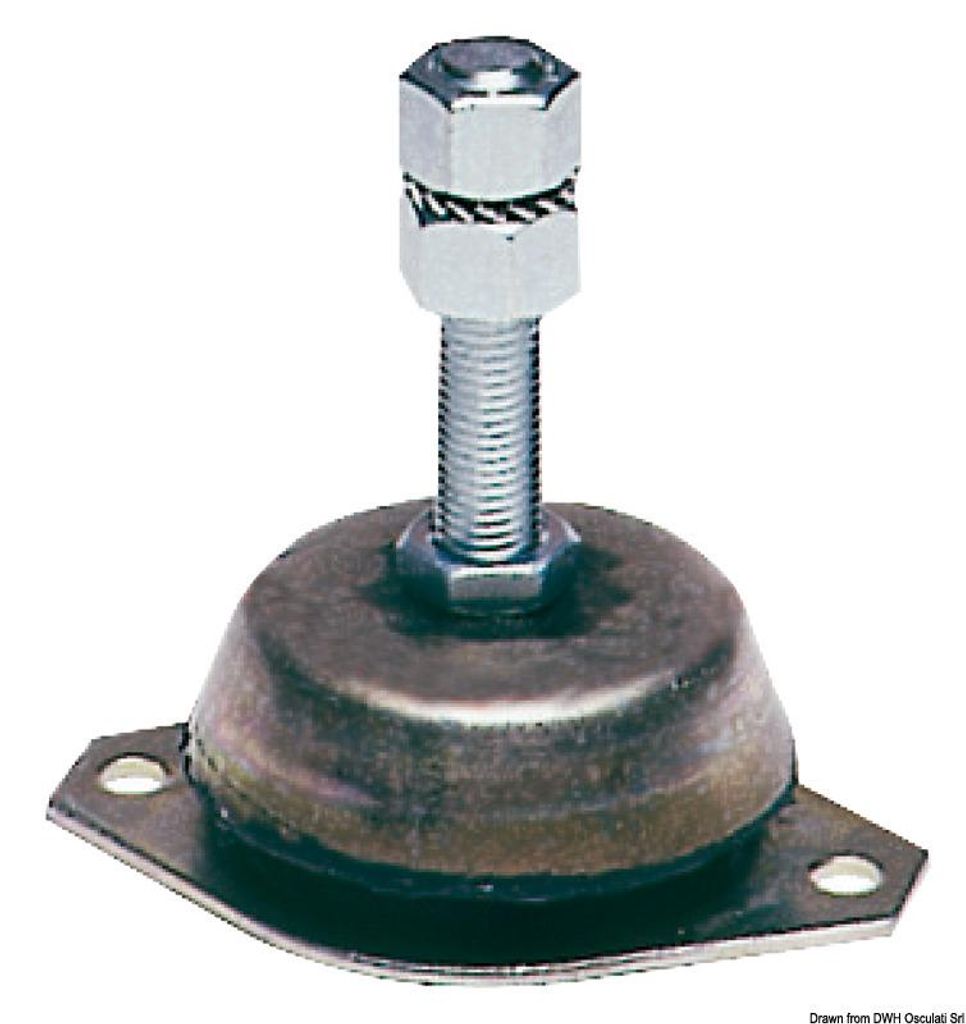 Verzinkte Stahl Anti-Vibrationsstütze 200 kg - Osculati 51.656.02