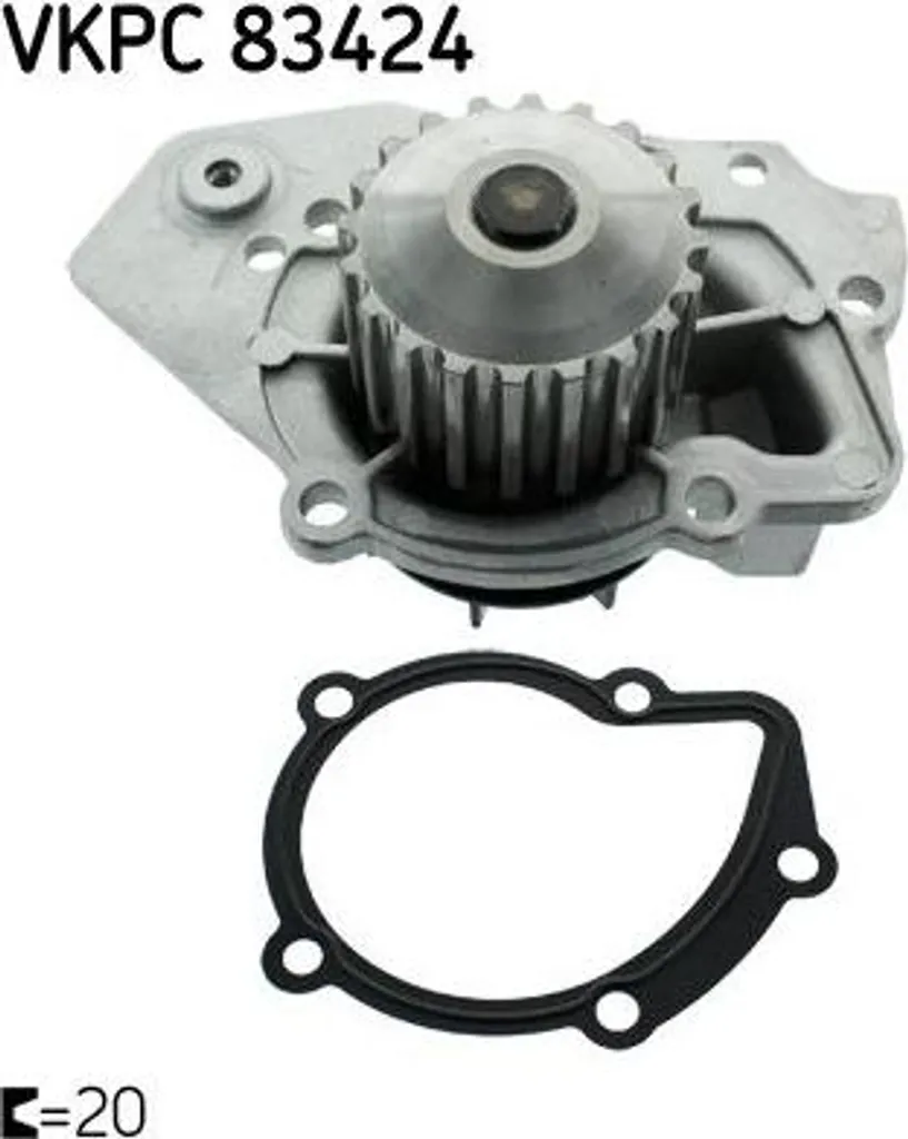 Pompe à eau pour entretien Citroën ZX et Peugeot 306 - SKF VKPC83424