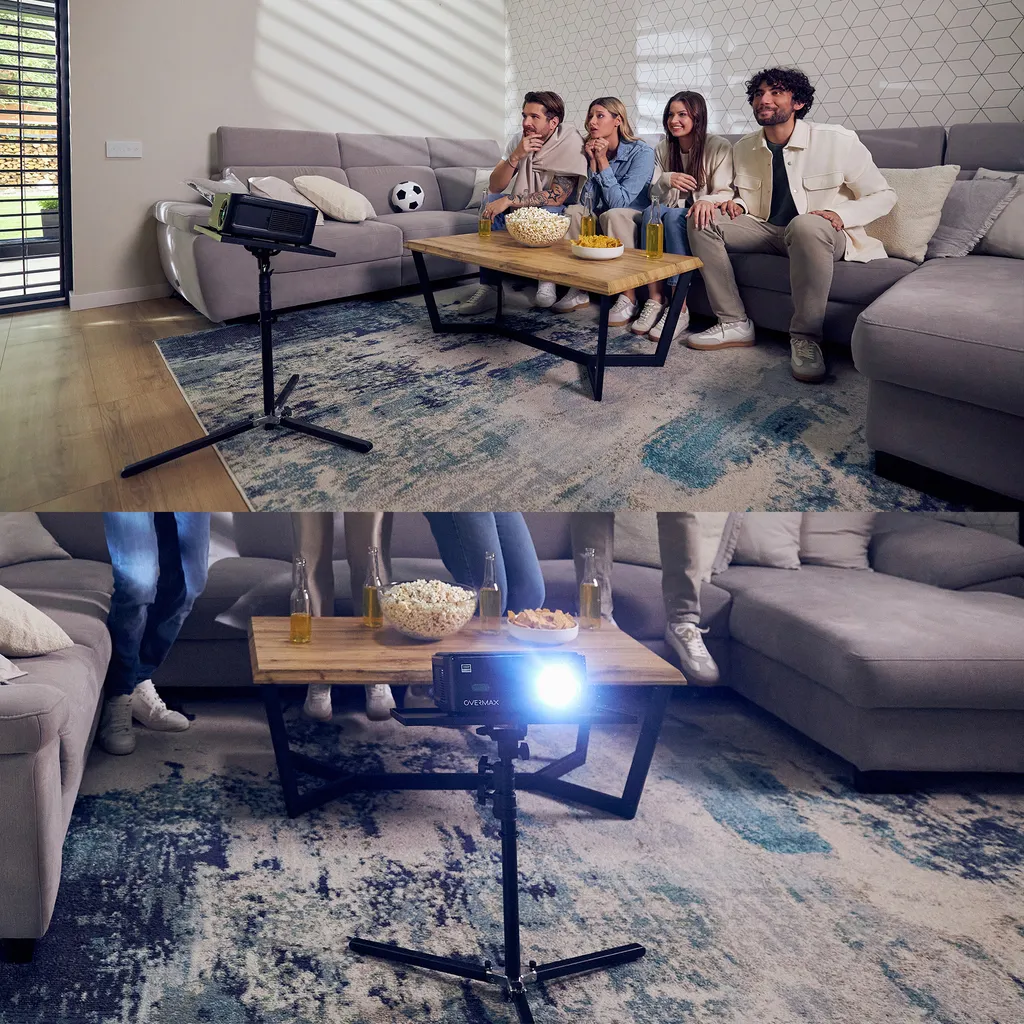 Vidéoprojecteur Smart Android Overmax Multipic 5.1 Wi-Fi Home Cinéma LED - 22