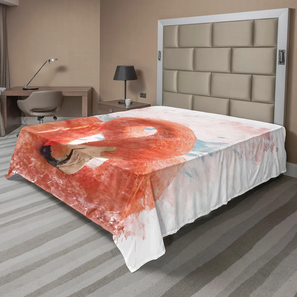 Drap de lit Flamingo anti-plis et doux, fini les draps ternes 260x228 cm
