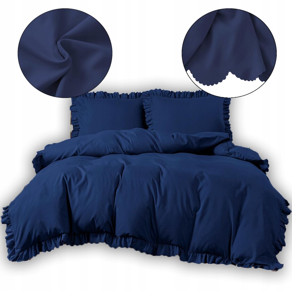 Bettwäsche Set mit Rüschen 140x200 + 70x80 – Luxus, Produktbild 
