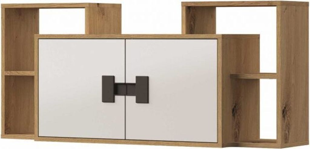Kaiser Möbel Regal für Jugendzimmer INDEX 12 Weiss/Eiche