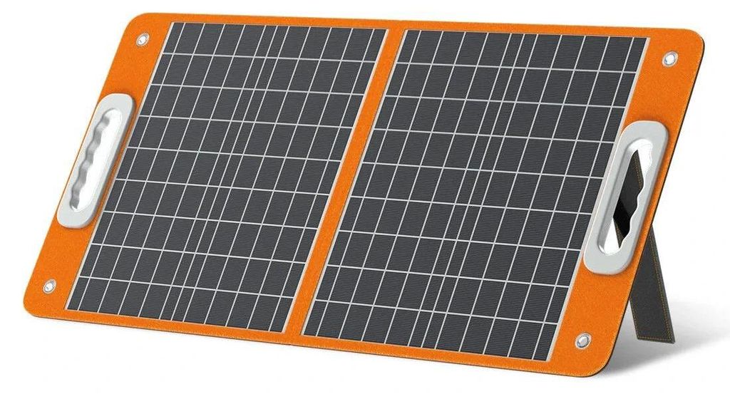 Solarpanel - TSP18V60W - 18V 60W - Faltbar Tragbar - DC‐Ausgang & USB‐C - QC 3.0 Schnellladen - Für Handy Tablet Camping Van/Wohnmobil