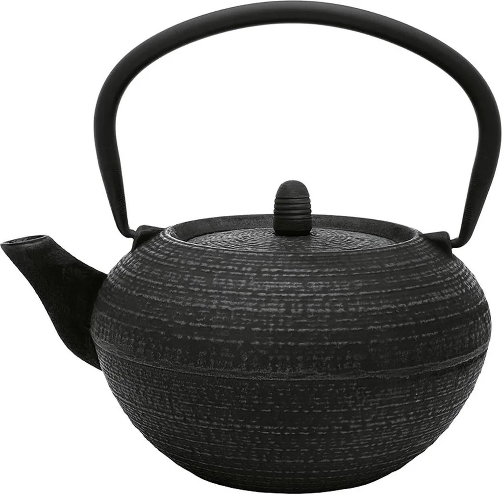Teiera Tibet Bredemeijer Ghisa Nera 1.2L - Design Giapponese Moderno