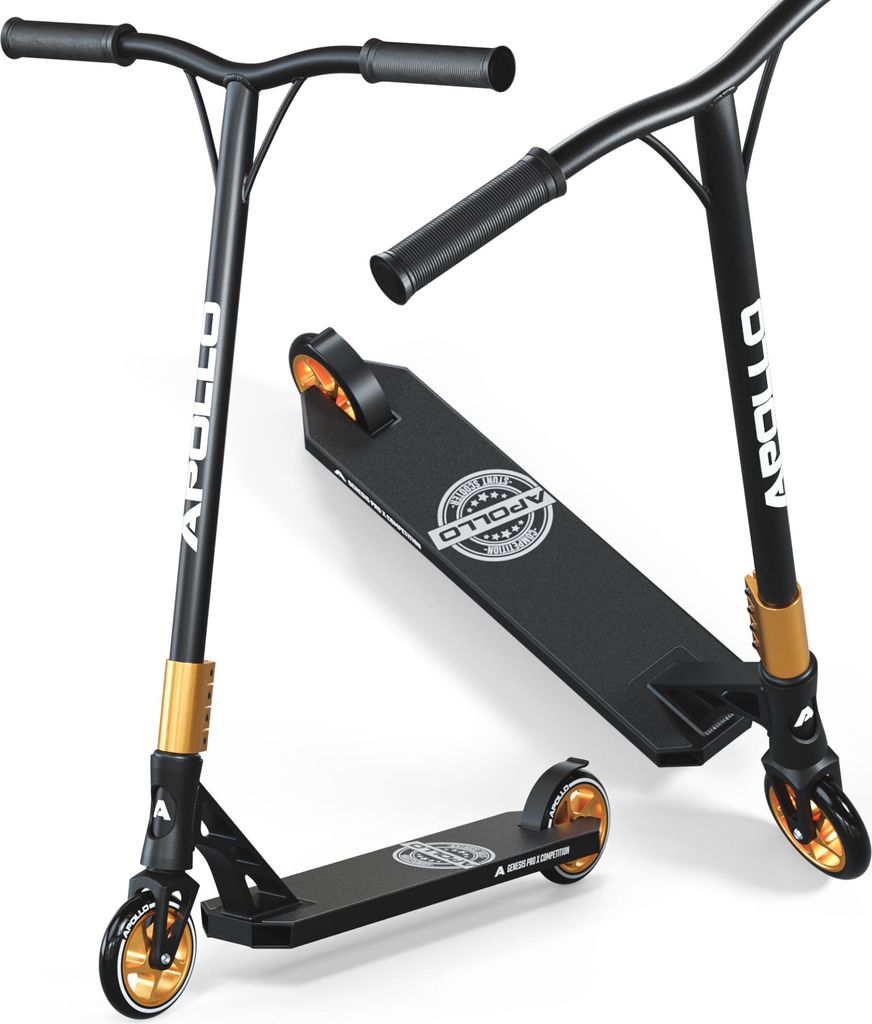 Stunt Scooter Genesis Pro X Competition - Black/Gold Produktbild 