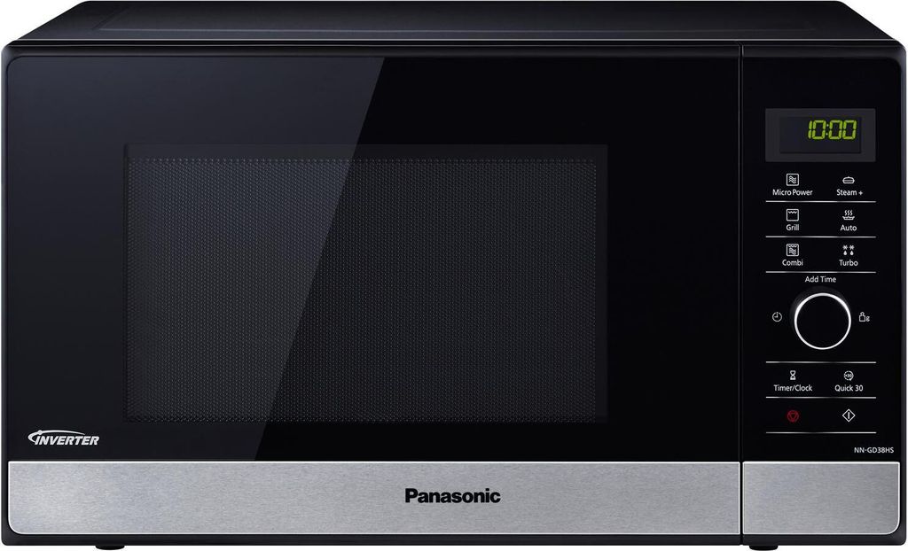 Panasonic NN-GD38H Mikrowelle mit Grill 23L 1000W Schwarz