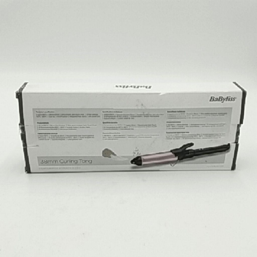 BaByliss Pro 180 Ferro arricciacapelli da 38 mm nero, rosa Immagine del prodotto 