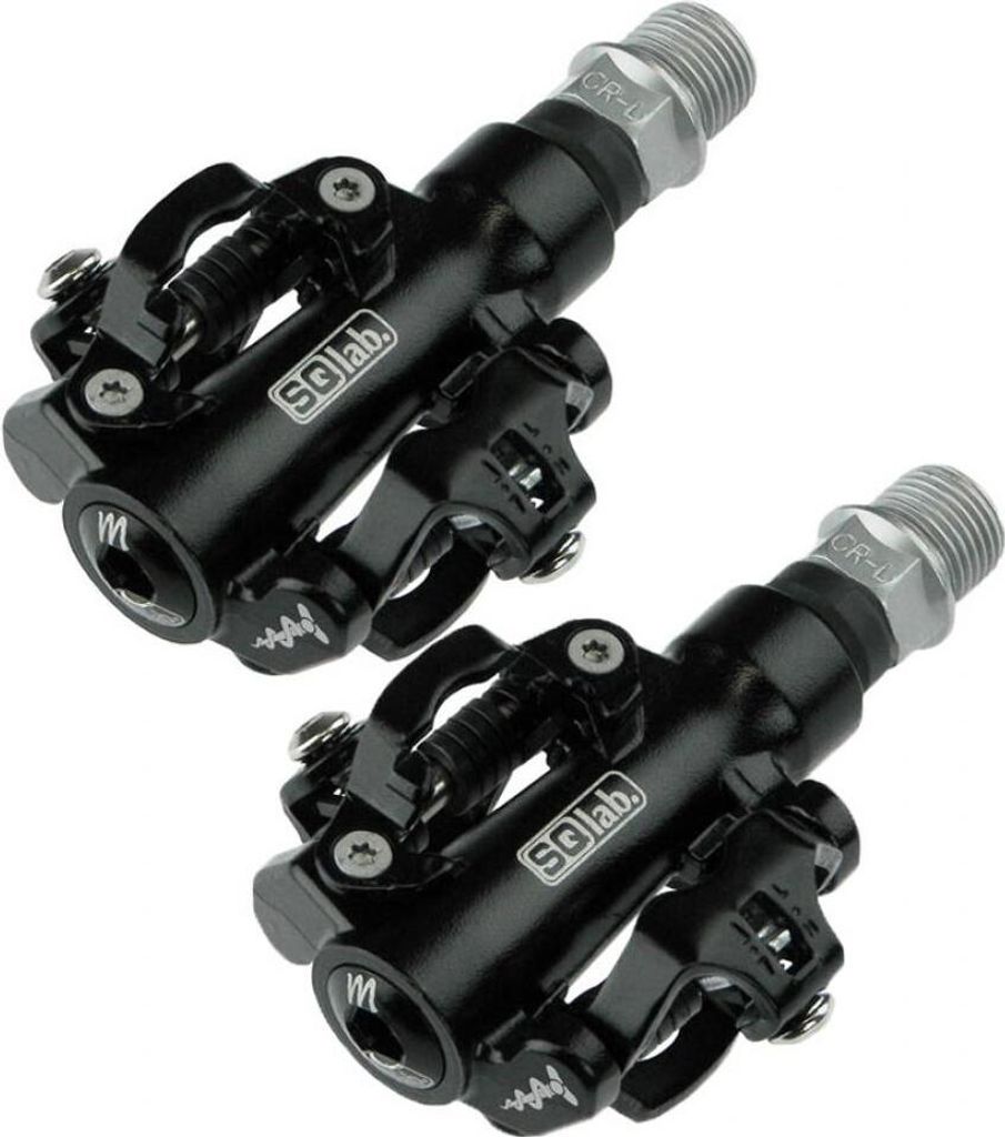 SQlab 511 MTB Klickpedale - schwarz - Größe L (+8 mm) - ergonomisches Design für optimale Kraftübertragung - vergrößerte Aufstandsfläche - i...