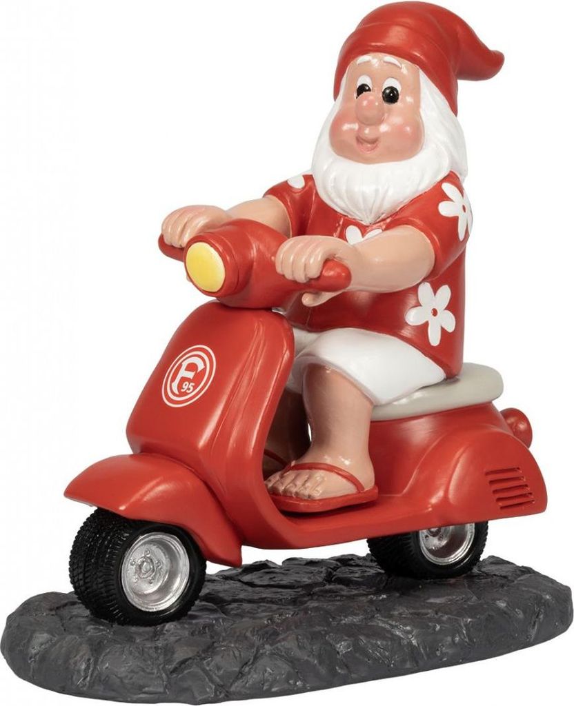 Fortuna Düsseldorf Gartenzwerg Vespa Produktbild 