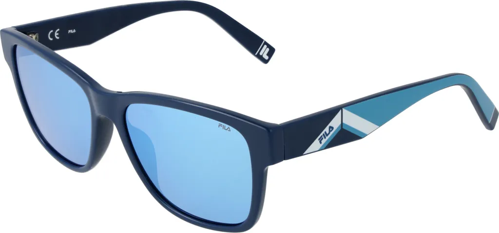 Lunettes de soleil Fila SFI118V 55D82B pour homme avec monture bleue