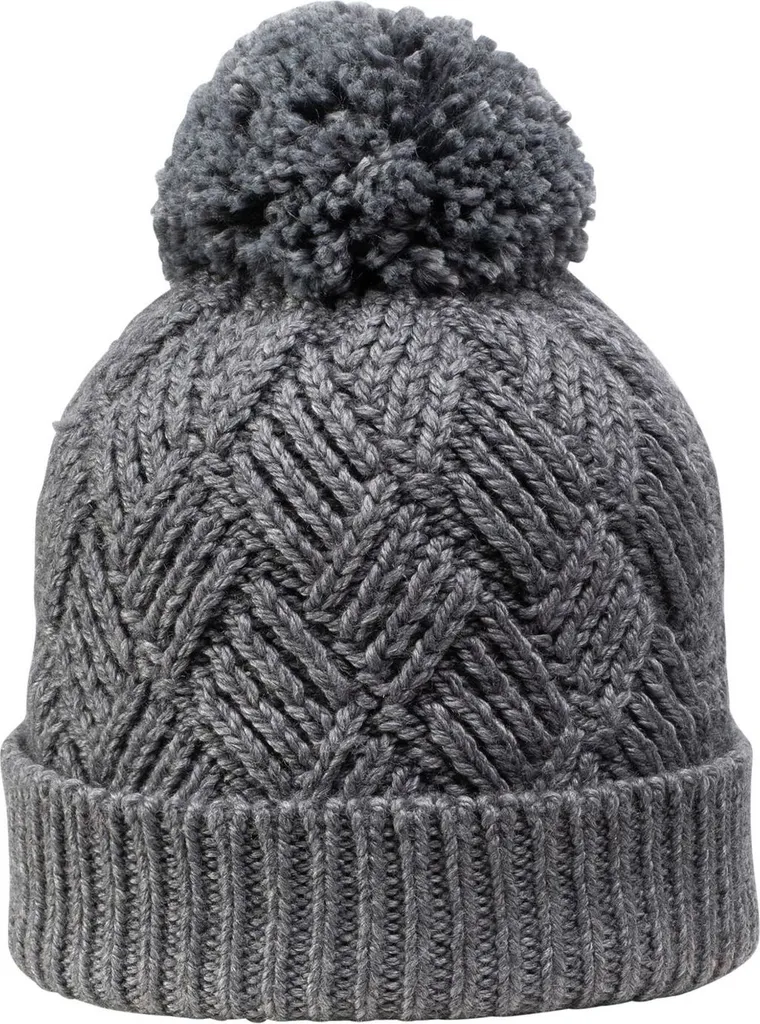 Bonnet d'hiver Setzberg Gieswein avec pompon élégant en laine foulée
