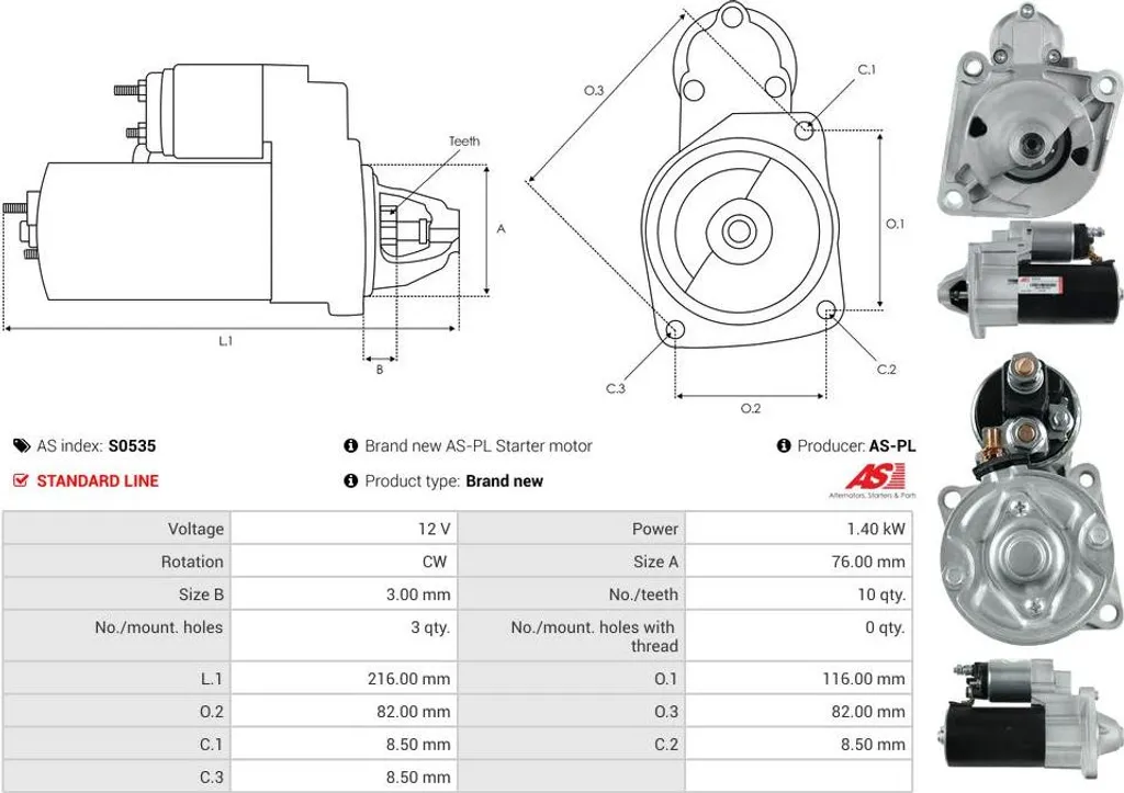 Démarreur renforcé pour Alfa Romeo 159 2.0 JTDM et Brera 1.8 TBi