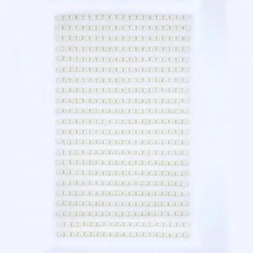 Selbstklebende Perlen, Ivory, 4 mm, 440 Stück – Dalprint