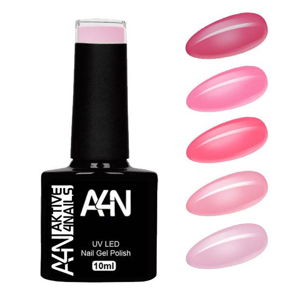 SWEET TEMPTATION UV Gelpolish 5er Set UV Nagellacke in der Pinselflasche 10ml hochpigmentierte und deckende Farben. Bis zu 4 Wochen schöne Fingern...