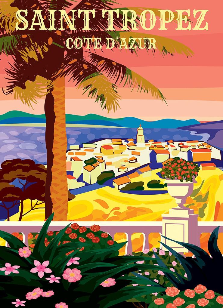 Alipson Puzzle St Tropez French Riviera 1500 Teile Puzzle