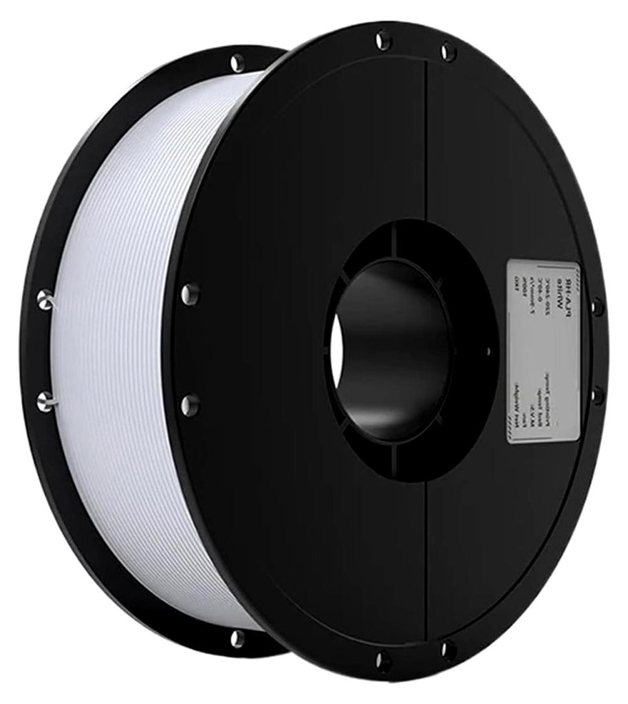 Kompatibel mit Ender 3 PLA-HR Filament 1,75 mm, umweltfreundlich (1 kg Spule) für Basketball- und FDM-3D-Drucker (Weiß 1 kg PLA-HR)