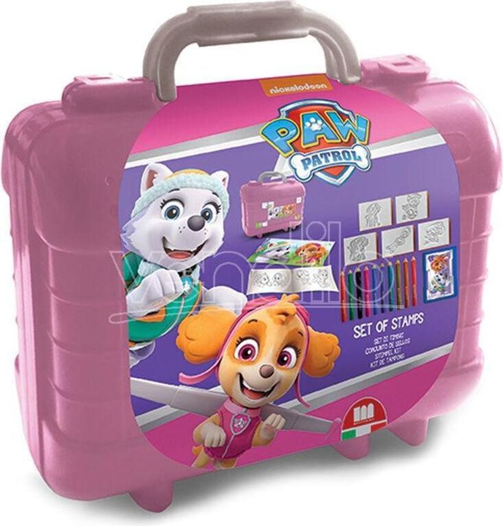 Multiprint Paw Patrol Skye Travel Stempel und Farbaufgabe
