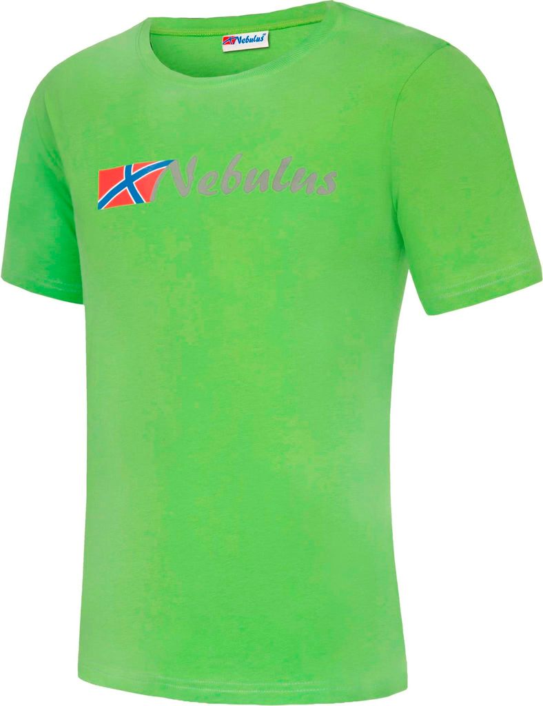 Nebulus T-Shirt REACT Herren, Shirt, T-Shirt , Rundhals-Ausschnitt , P6335 - Herren, lime-grau, S