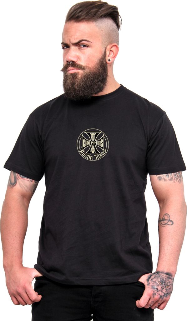 West Coast Choppers Chop It Kurzarm-t-shirt Schwarz S Mann Schwarz S