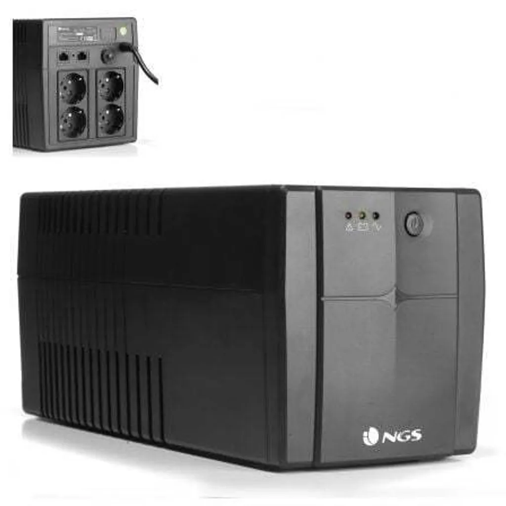 Onduleur NGS Fortress 1500 V2 - UPS 1500VA 720W avec 4 Prises Schuko