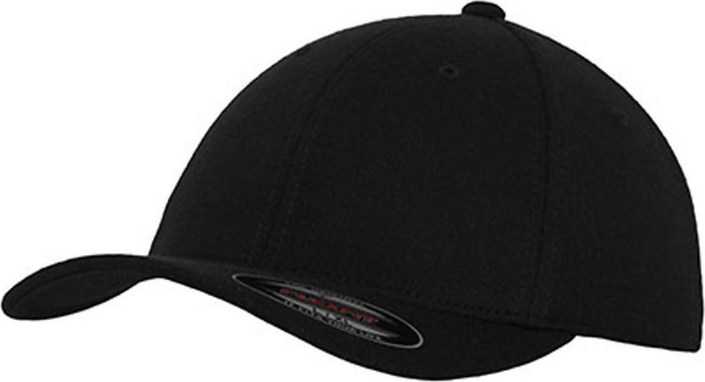 Urban Classics Flexfit Double Jersey Cap Basecap Einfarbig, Größe: L/Xl; Farbe: Black