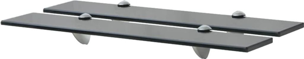 (Design 2026)Schweberegale 2er set - modernes Design - Hängeregal/Küchenregal - Glas 60x20cm 8 mm DE515761 - Wandregale