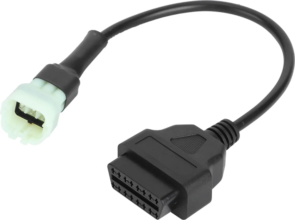 cavo adattatore da 6 a 16 pin, diagnosi e rilevamento dei guasti del motore OBD2, adatto alle moto
