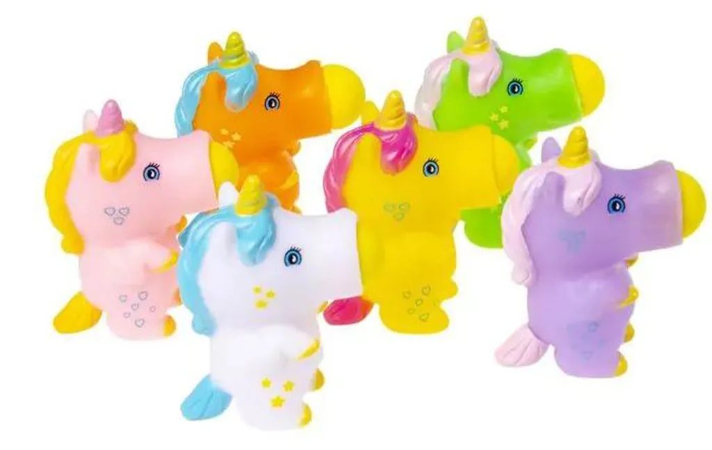 Jouet Sensoriel Petit Popper Licorne en Silicone Souple Multicolore - 2