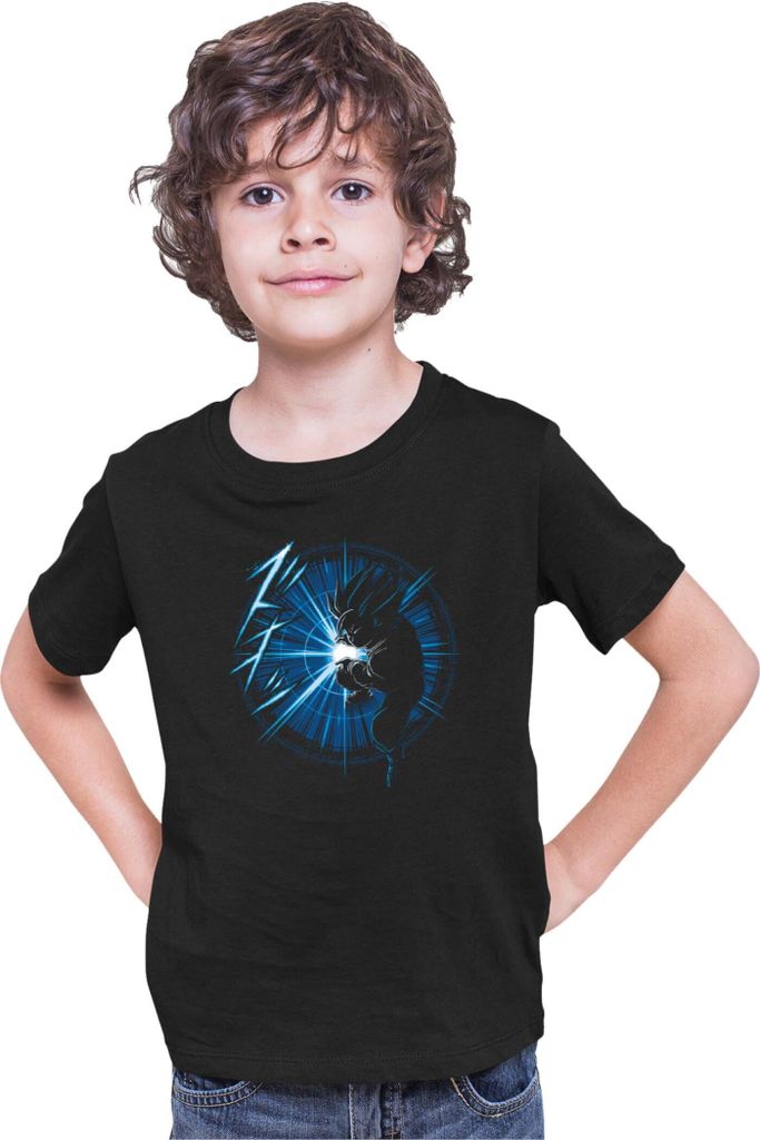 Kinder T-Shirt Dragon Anime Manga Ball Z Goku 06, 5-6 Jahr - 116 / Schwarz