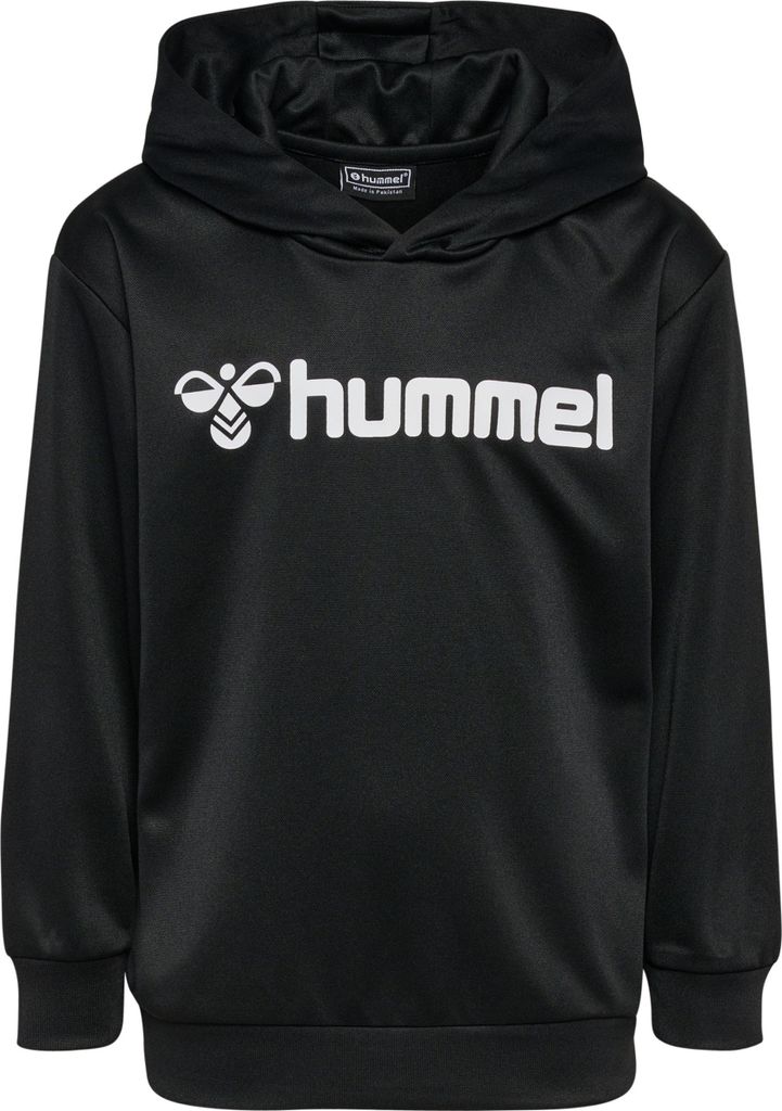 hummel Sweatshirt mit Kapuze und Logo-Print Langarm Rippbündchen Größe: 152
