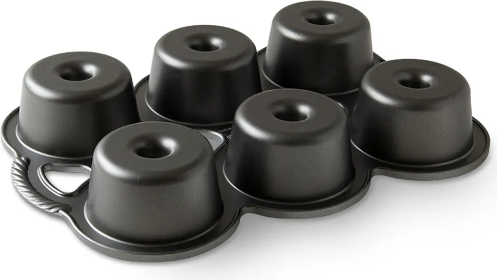 Nordic Ware Moule à Gâteaux d'Anges Graphite 6 Empreintes 1,42L