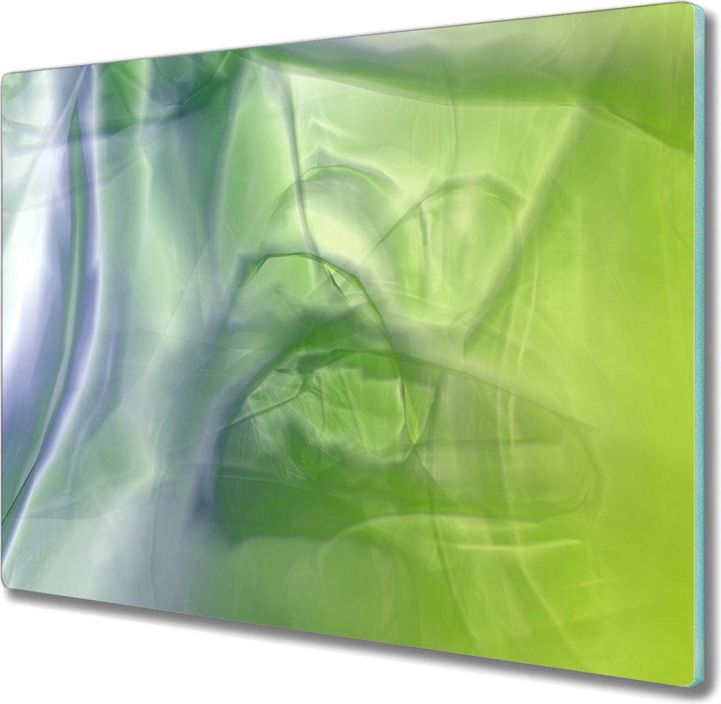 Coloray Hackbrett Kochplattenabdeckung Herdabdeckplatte 60x52 cm Schneidebrett Küchenbrett - grüne Zusammenfassung