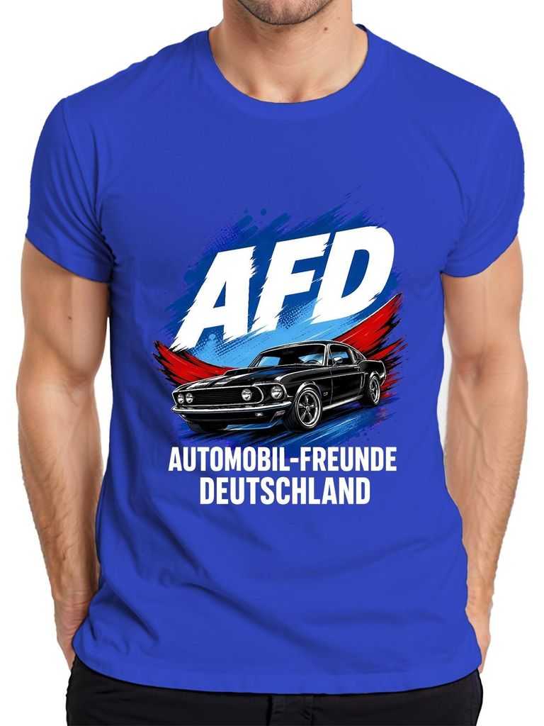 Tričko s potiskem "AFD Automobil Freunde Deutschland Obrázek produktu 