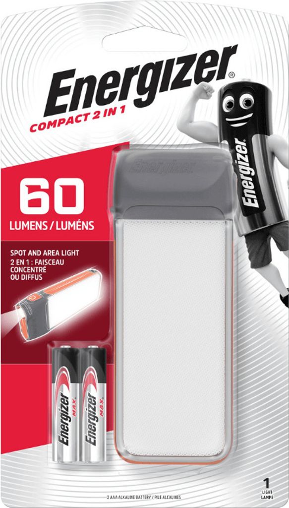 Energizer Fusion Compact 2-in-1 60lm 2AAA Camping-Taschenlampe