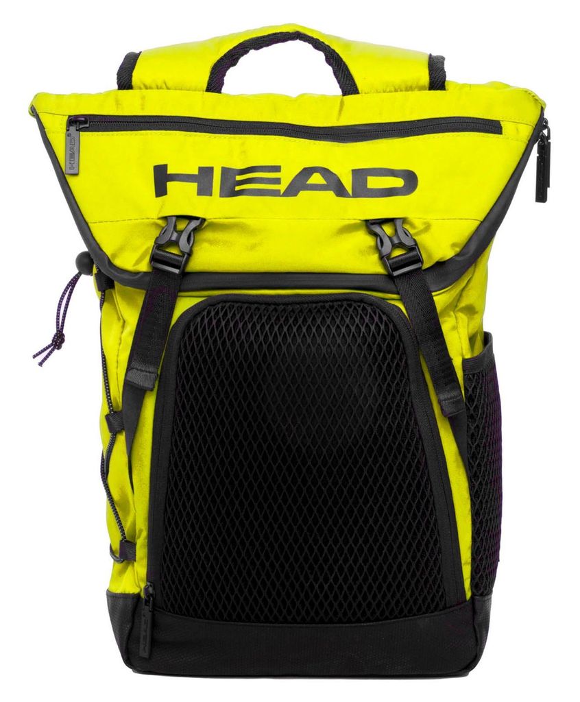 HEAD Rucksack Jungen Schulrucksack Net Vertical Backpack Fluo Gelb one Size (15 Liter)