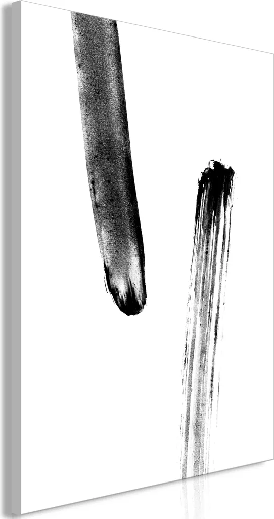 Quadro su Tela Incontro Accidentale 60x90 | Arte Astratta Verticale