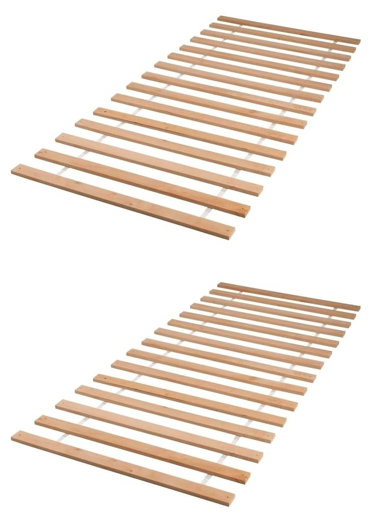 Lattenroste - 90 x 200 cm - Fichte-/Kieferlatten - mit Textilband - 2er Set