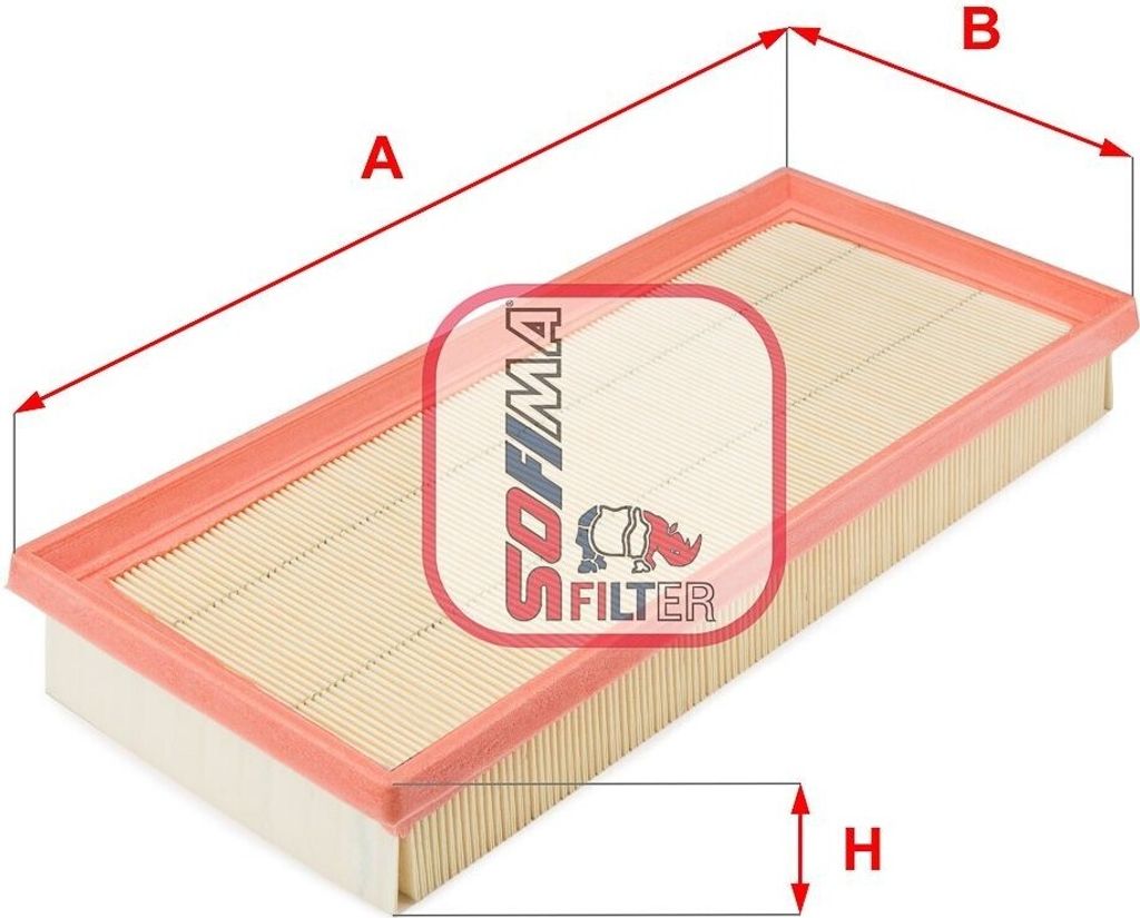 Luftfilter SOFIMA S 3112 A für FIAT PUNTO (188) Filtereinsatz